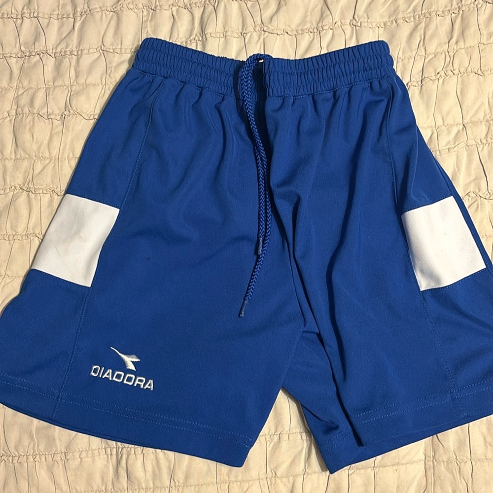Youth athletic shorts.